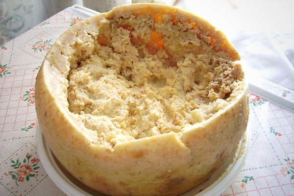 formaggio vermi